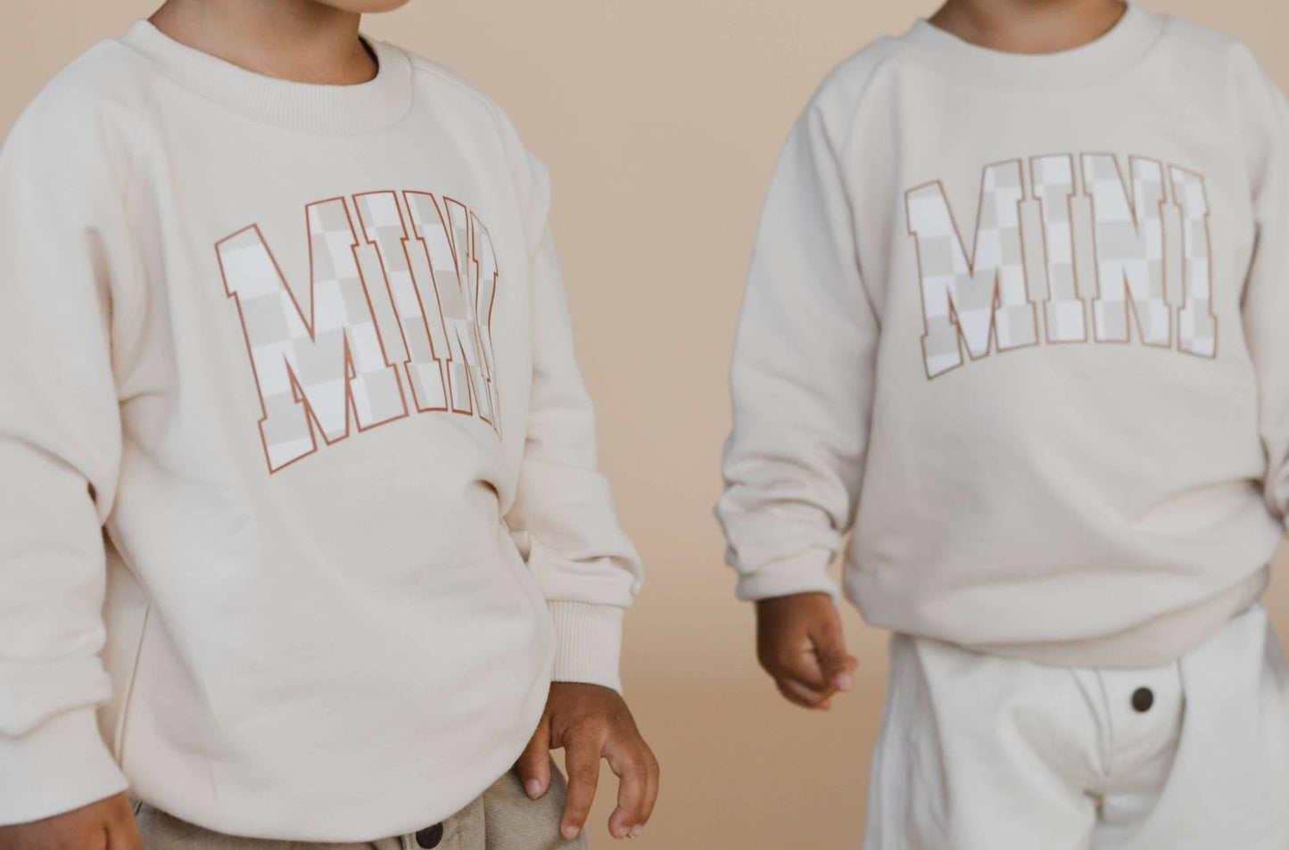 August And June Kids - Kid's Checkered Mini Sweater