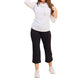 Julia Rose - Gabriella High Waisted Gaucho Pants