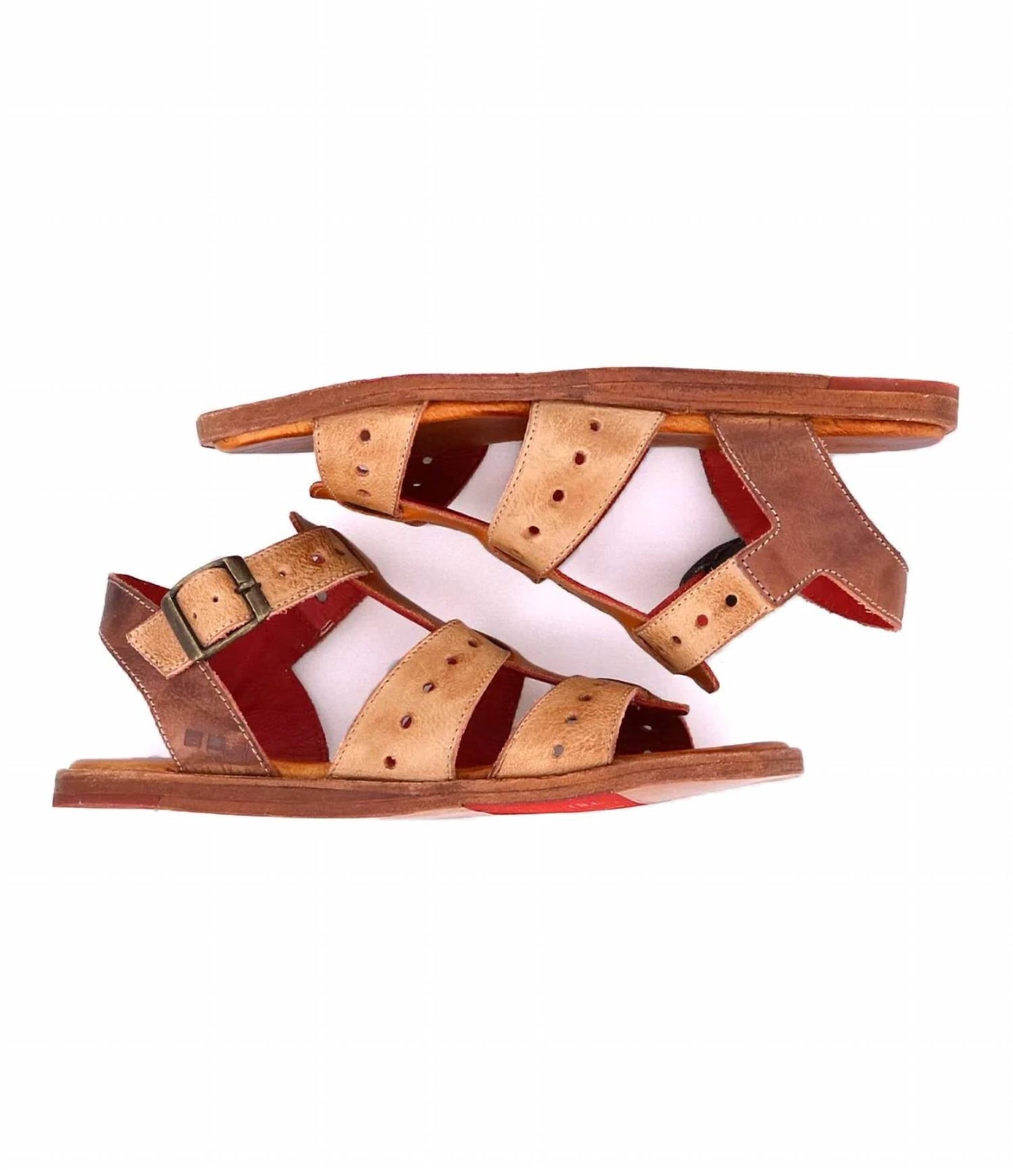 Bedstu - Women's Flat Buckled Sandals