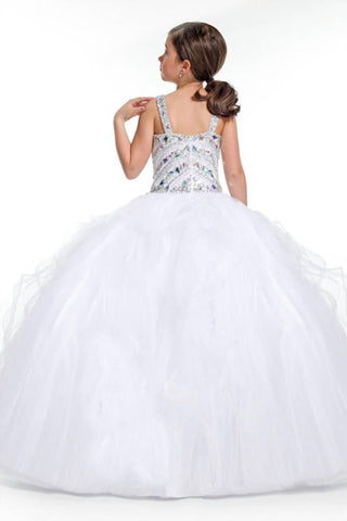 Rachel Allan - Beaded Crystal Pageant Ball Gown