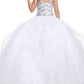 Rachel Allan - Beaded Crystal Pageant Ball Gown
