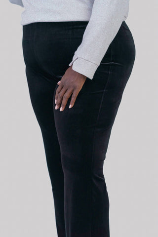 Lysse - Velvet Wide Leg Pants - Plus
