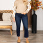 Blu Pepper - Checkered Sleeve Sweater