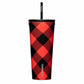 Corkcicle - Cold Cup Buffalo Plaid Tumbler - 24oz