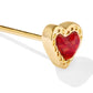 Kendra Scott - Women's Mini Ari Heart Stud Earrings