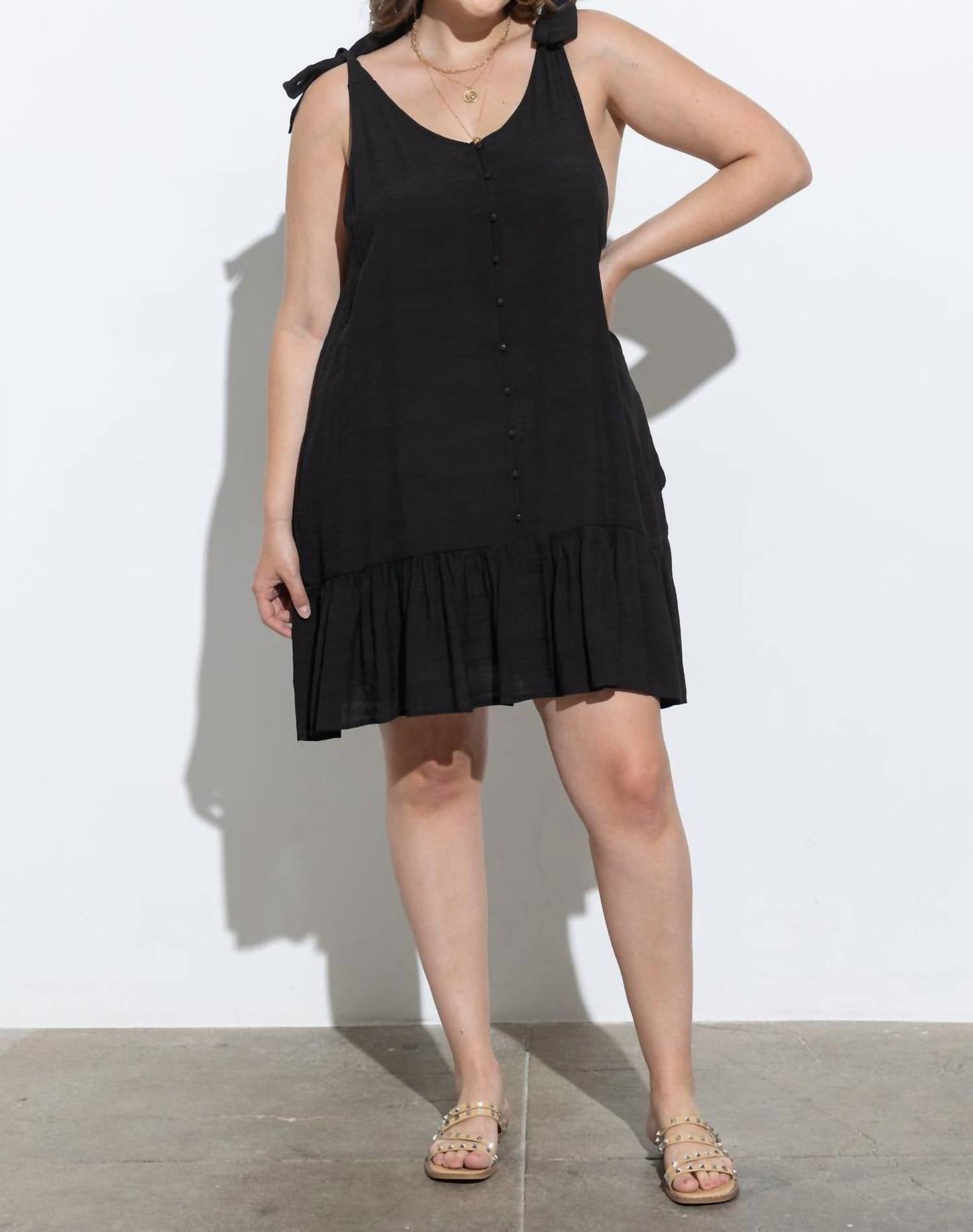 Cozy Co. - Eliza Button Down Dress