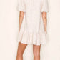 B.Right - Graceful Puff Sleeve Ruffle Dress