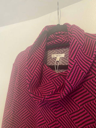 Tyler Boe - Women's Geometric Print Knit Cowl Neck Shift Dress