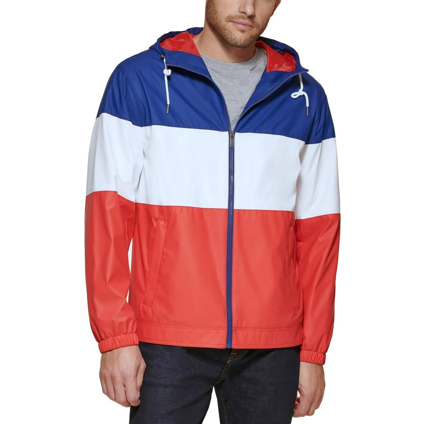 Club Room - MEN'S BOMBER JACKET WITH HOODIE