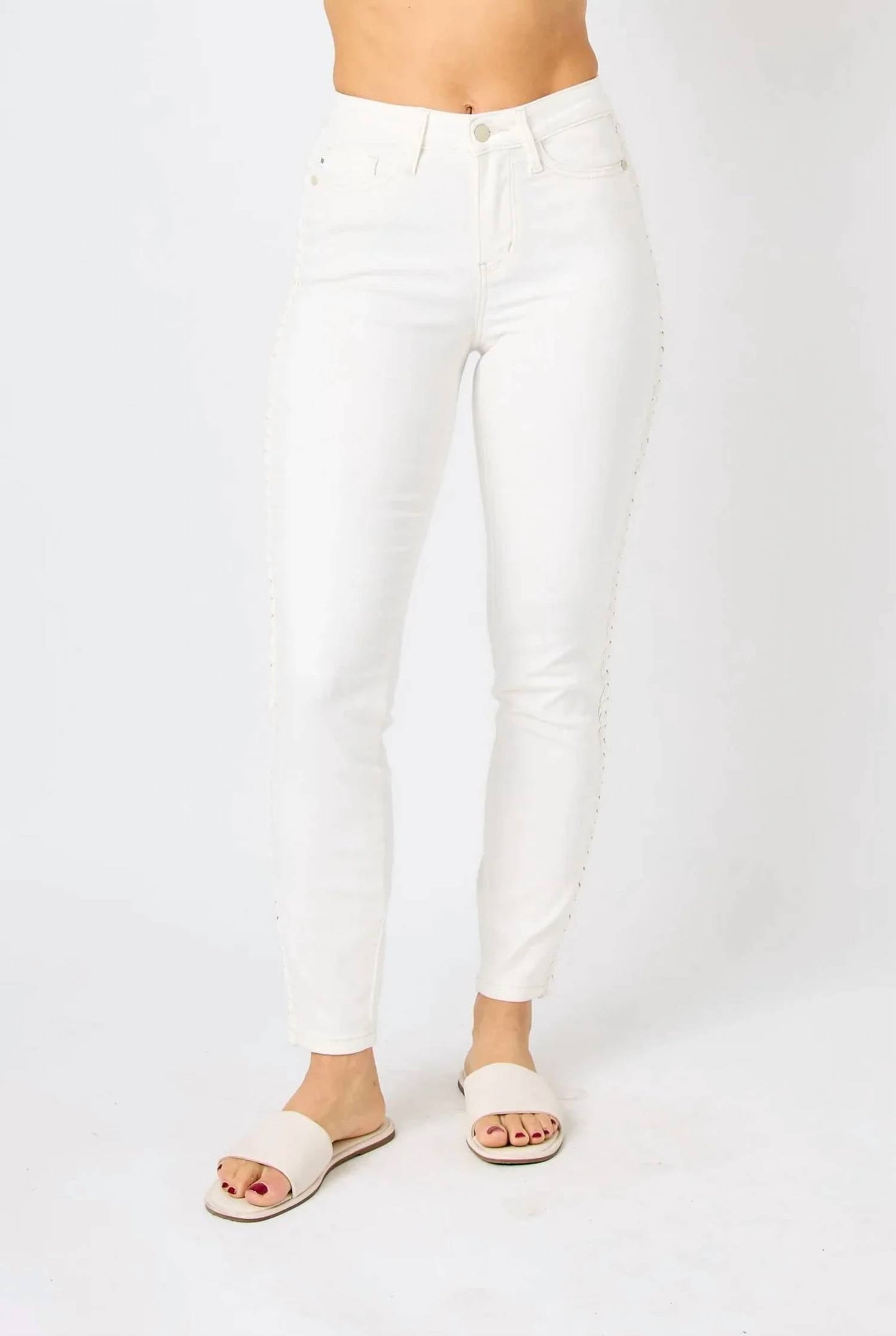 Judy Blue - Braided Side Jeans