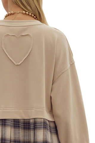 Entro - Plaid Twofer Dress