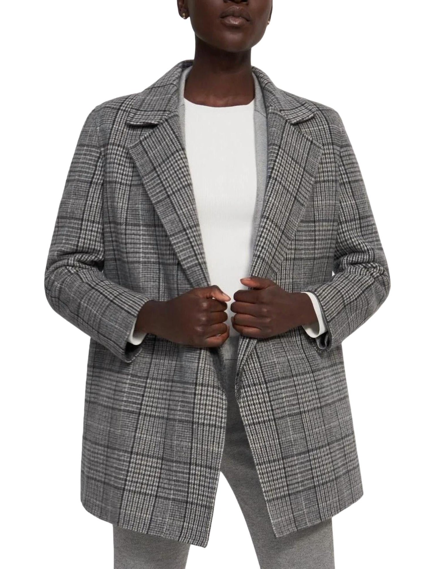 Theory - CLAIRENE WEST PLAID JACKET