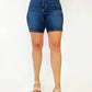 Judy Blue - Judy Blue Hw Bermudas W/back Flap Pocket - Dark - 8" Inseam