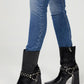 The Kooples - HEELED BOOTS WITH REMOVABLE JEWEL