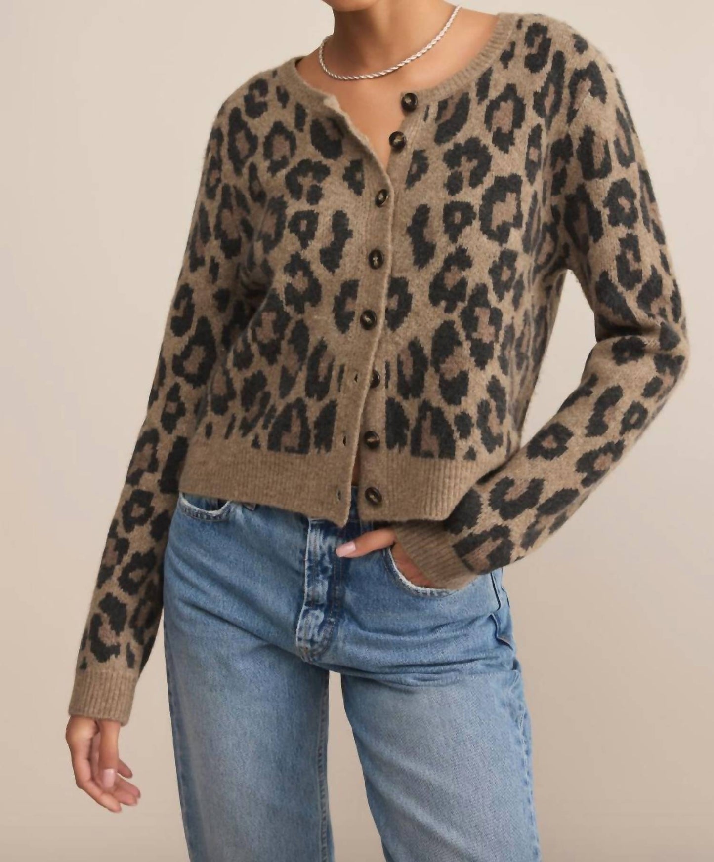Z Supply - Leopard Button Up Cardigan