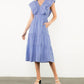 Thml - Striped Flutter Maxi Dress