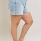 Judy Blue - High Waist Rigid Magic Denim Shorts Plus
