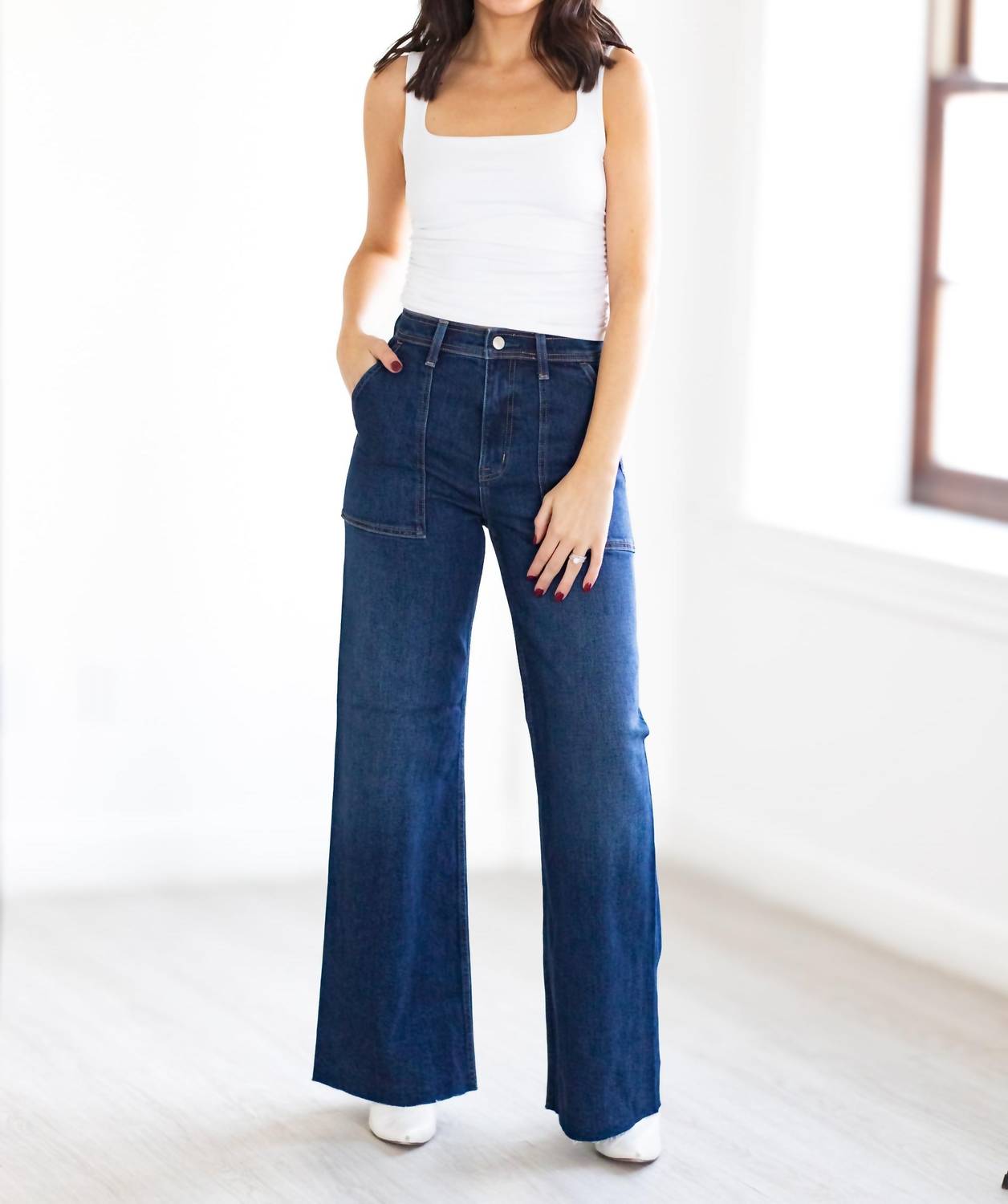 Pistola - Penny High Rise Wide Leg Jean
