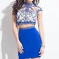 Rachel Allan - Beaded Jersey Two-piece Homecoming Prom Dress