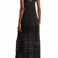 Elan - Spag Strap Crochet Maxi Dress