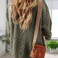1 The Woman - Cable Knit Sweater Dress