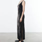Enza Costa - SILK TEXTURED VELVET TANK DRESS