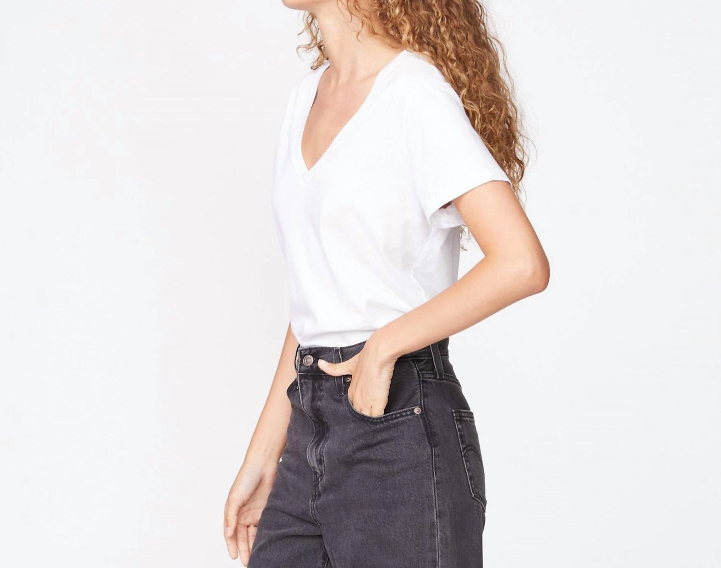 Monrow - 90's V-neck Top