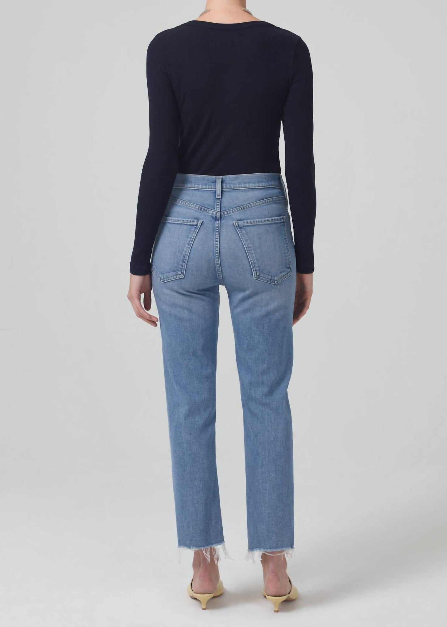 Citizens Of Humanity - Daphne Crop High Rise Stovepipe Jeans