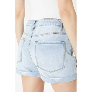 Kancan - Women's Cuffed Hem Mom Short