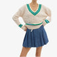 Style Usa - Malibu V-neck Sweater