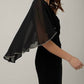 Joseph Ribkoff - Chiffon Cape Dress