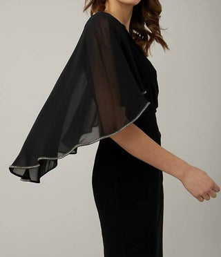 Joseph Ribkoff - Chiffon Cape Dress