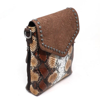M&F Western - Women's Python Concealed Carry Messenger Bag