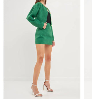 Endless Rose - Crop Tweed Jacket