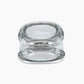 Like Dreams - Women's Moonlit Love Metallic Clear Clutch Bag