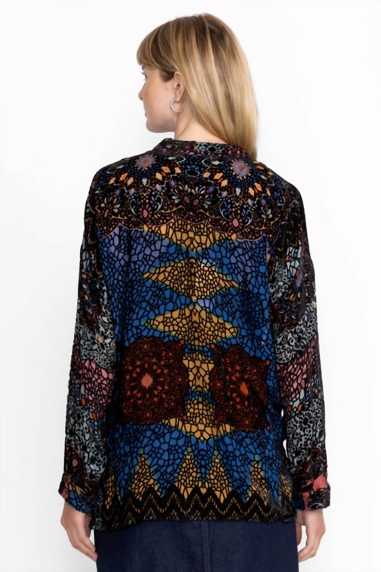 Johnny Was - AUDREY OVERSIZED BURNOUT SHIRT