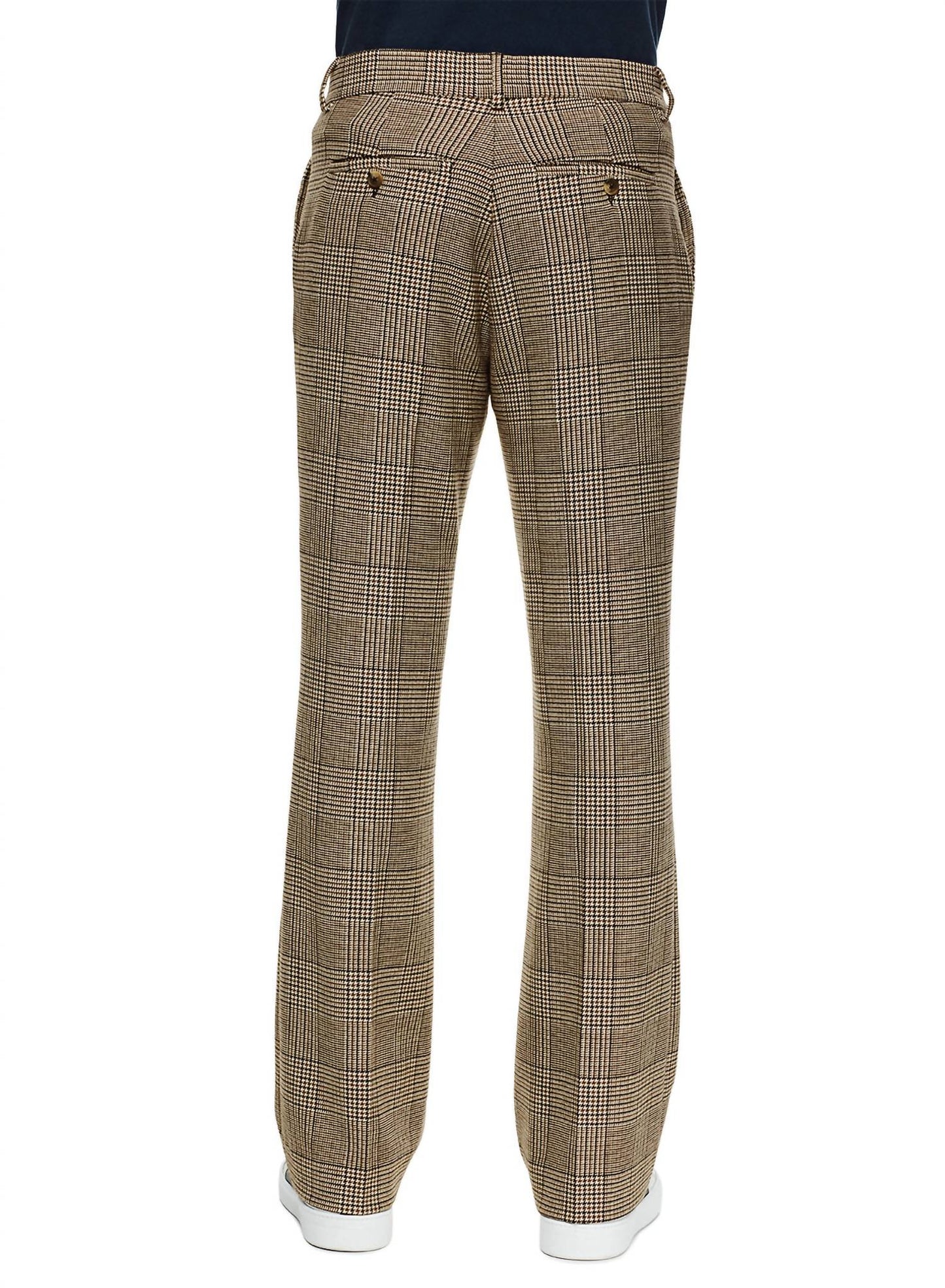 On This Day - Glen Plaid Flare Leg Pants