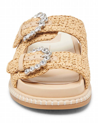Dolce Vita - Women's Shauny Crystal Buckled Slide Sandals