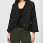 Joseph Ribkoff - Bubble Textured Open Front Cropped Jacket
