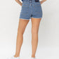 Judy Blue - Highwaist Star Embroidery Cut Off Shorts