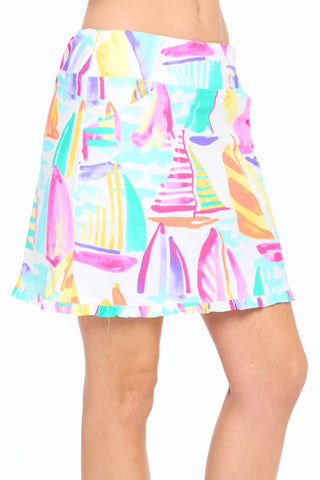 Aryeh - Darlene Ruffle Hem Skort