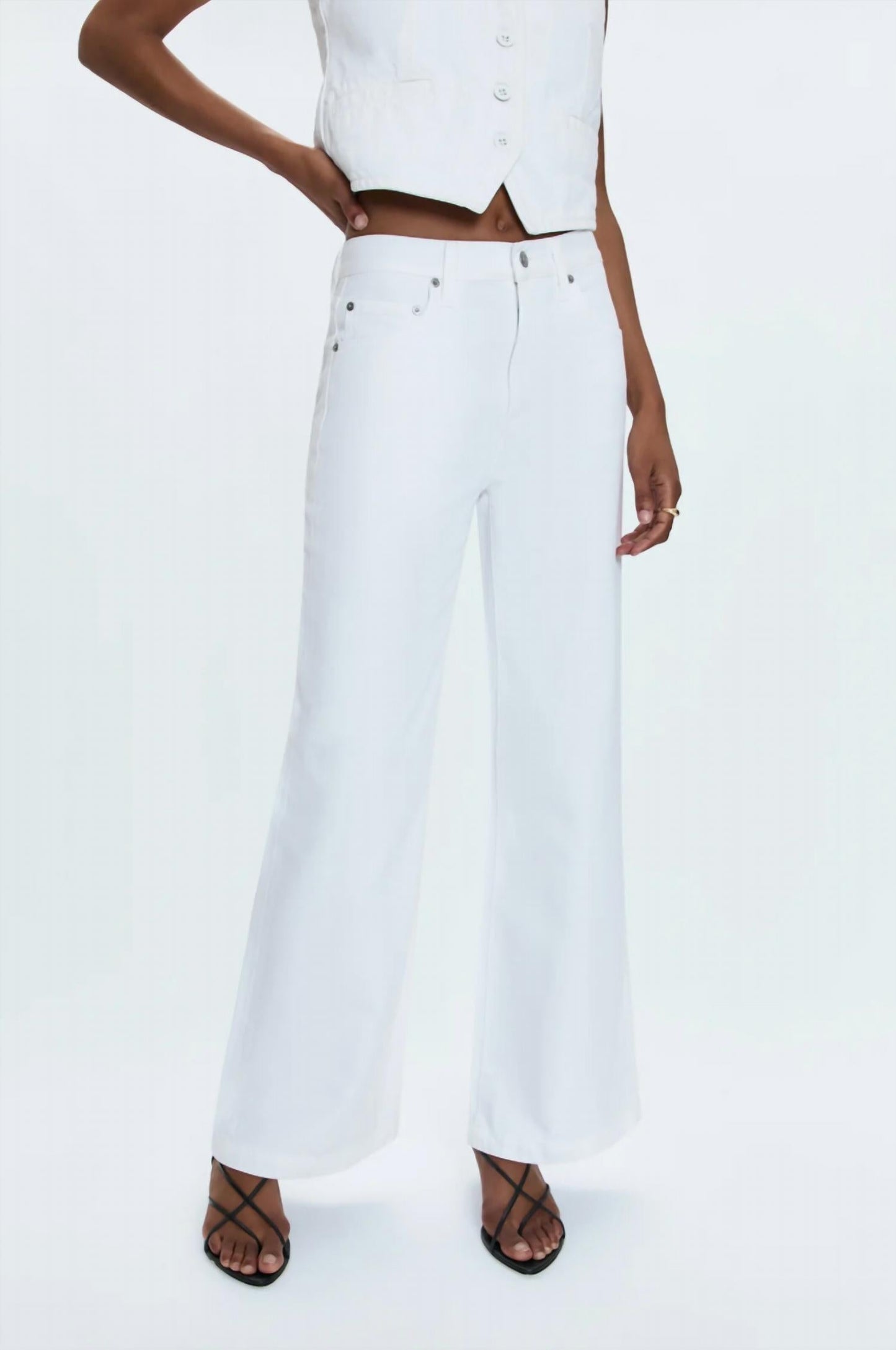 Pistola - Jaydn Low Slung Palazzo Jean