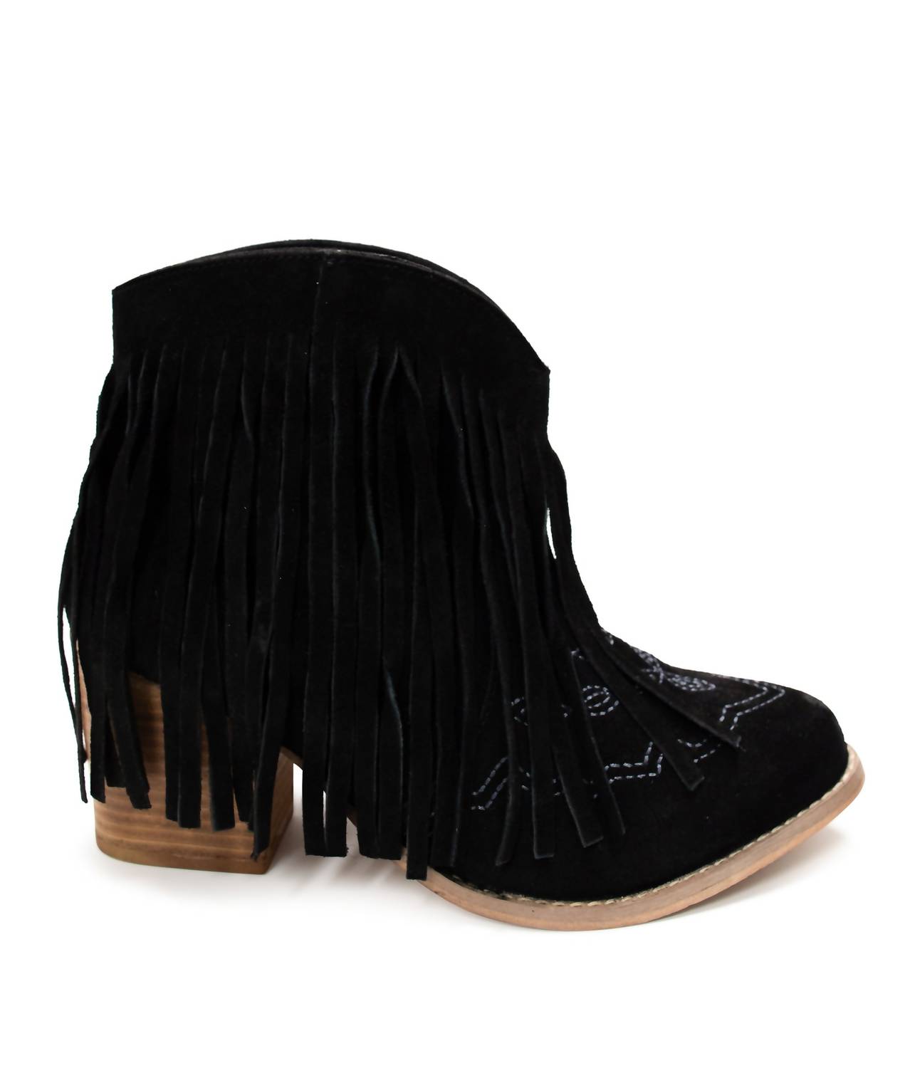 Naughty Monkey - Women's Amos Fringe Ankle Bootie