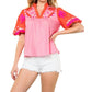 Thml - Puff Sleeve Embroidered Top