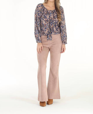 Paparazzi - Voile Floral Peasant Blouse