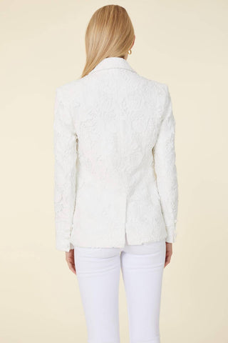 Dolce Cabo - Floral Lace Tailored Blazer