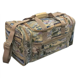 Route 66 - Women's Mother Road Canvas Duffel Bag