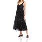 Karen Kane - Sleeveless Embroidered Tiered Midi Dress