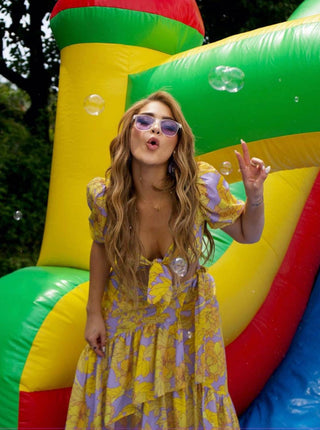 Lia Sahara - Short Sleeve Crop Top