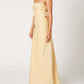 Cotton Candy - Strapless Open Back Maxi Dress